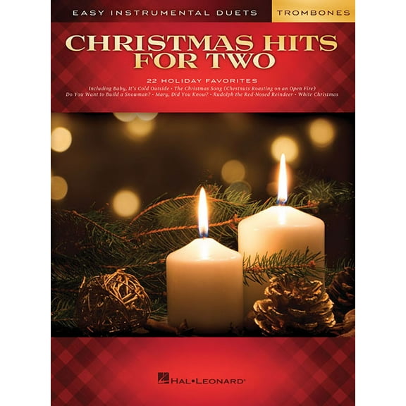 Christmas Hits for Two Trombones: Instrumental Duet for Trombone, (Paperback)