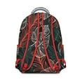 thumbnail image 3 of Hawaii Tropical Wind Palm Leaves Print Backpack: Large Capacity Durable Daypack for Students, Lightweight Laptop Bookbag with Padded Sleeve, Perfect Gift for Campus Commute, 3 of 6