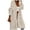 Khaki, variant on Hooded Midi Trench Coat for Women, Drawstring Waist, Elegant Casual Fall Outerwear, 1 Piece, S-XXL, Plus Size Friendly