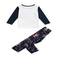thumbnail image 3 of Family Matching Clothes Christmas Sleepwear  Tree Print Tops Trousers Baby Romper Pajamas Set, 3 of 7