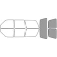 thumbnail image 2 of Rvinyl Car Window Tint Film Kit Rear Windshield 50% Fits Chevrolet Tahoe 1995-1999 4 Door, 2 of 8