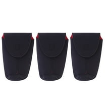 3pcs Practical Camera Lens Bags Camera Lens Pouches Camera Lens Cases