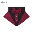 thumbnail image 2 of Bufanda triangular para mascotas de boda de estilo británico, bufanda para perros, collar para perros, toalla para baba de mascotas Zhivalor CPB-SSW473-3, 2 of 5