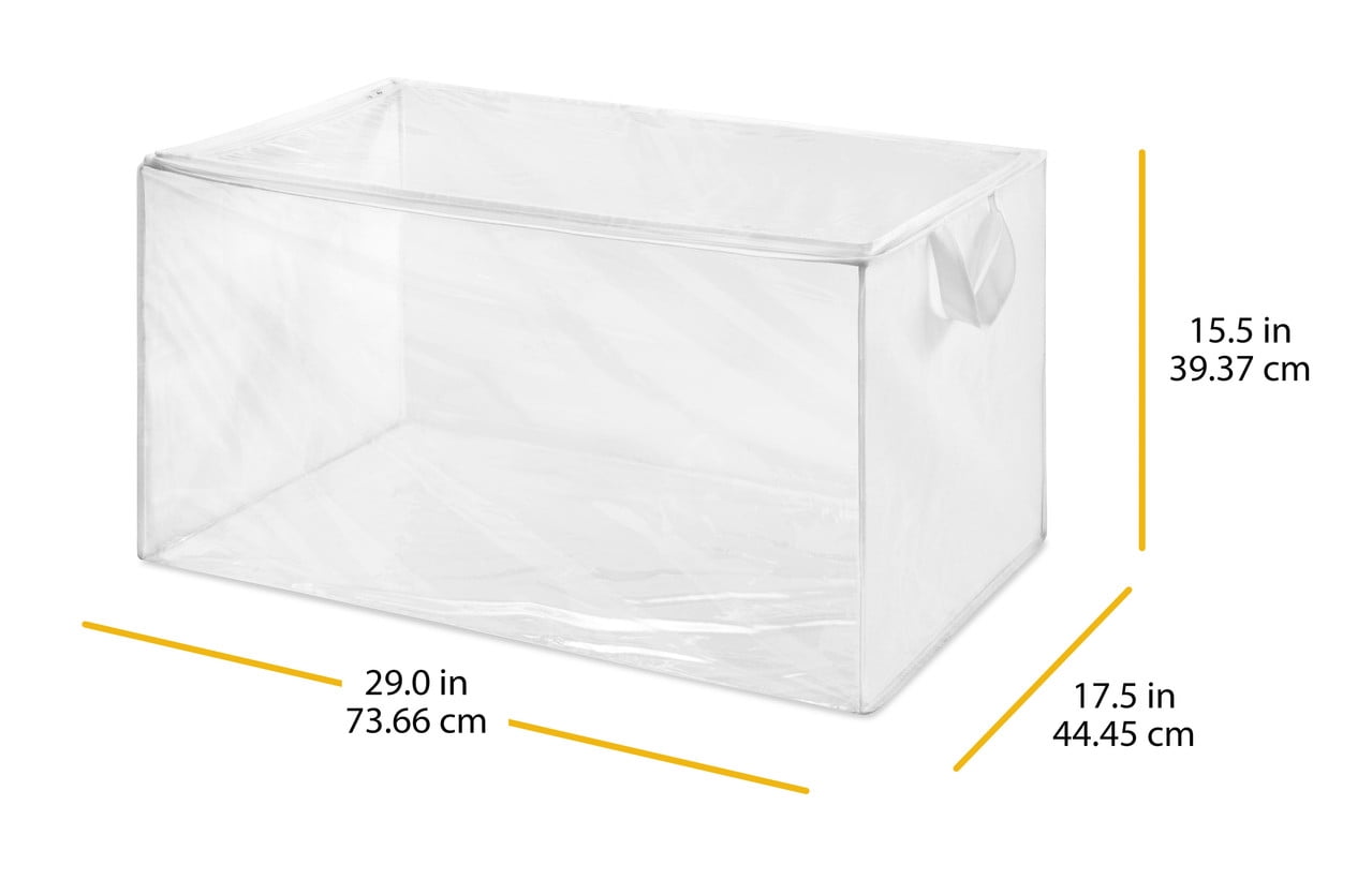 Whitmor Jumbo Storage Bags With Handles - Six Pack Closet Organizers