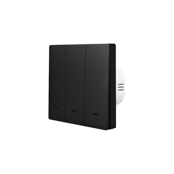 Sidaley Interruptor inteligente para sala de estar y dormitorio, lámpara de luz con Control remoto, enlace de escena, controlador de botón Videojuegos y accesorios Negro 3 elementos