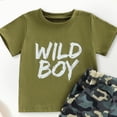 thumbnail image 4 of Nwiuh Toddler Boy Summer Clothes Outfits Kids Cotton Short Sleeve Shirt Shorts Set (CamouflArmy Greene, 12-18 Months), 4 of 4