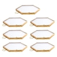 thumbnail image 1 of GUOOL 7PCS Vintage Glass Frame for Pressed Dried Flowers, Clear Double Sided Wall, 1 of 9