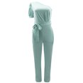 thumbnail image 6 of gakvbuo Jumpsuits For Women Summmer Dressy Wedding Women's Rompers Fashionable Strap Off Shoulder Sexy Bodysuit Lady's Jumpsuits, 6 of 7
