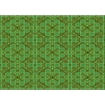 thumbnail image 1 of Ahgly Company Machine Washable Indoor Rectangle Transitional Seaweed Green Area Rugs, 2' x 5', 1 of 7