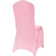 thumbnail image 4 of Funda de silla de licra elástica para decoración de bodas, fundas de silla plegables de ajuste universal con bolsillos elásticos para los pies para banquetes y eventos (rosa), 4 of 8
