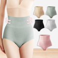 thumbnail image 2 of modal ropa interior señoras algodón puro antibacteriano cintura alta barriga grafeno triángulo pantalones cortos cabeza femenina algodónpangjing, 2 of 4