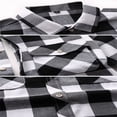 thumbnail image 2 of Camisas Para Hombre Manga Larga De AlgodóN Blusa de manga larga con solapa y hebilla de lino a rayas informal para hombre (A, XXL), 2 of 7