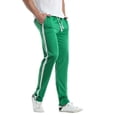 thumbnail image 4 of HAXMNOU Men Drawstring Track Pants Sport Jogging Bottoms Joggers Gym Sweatpants Trousers Green 2XL, 4 of 7