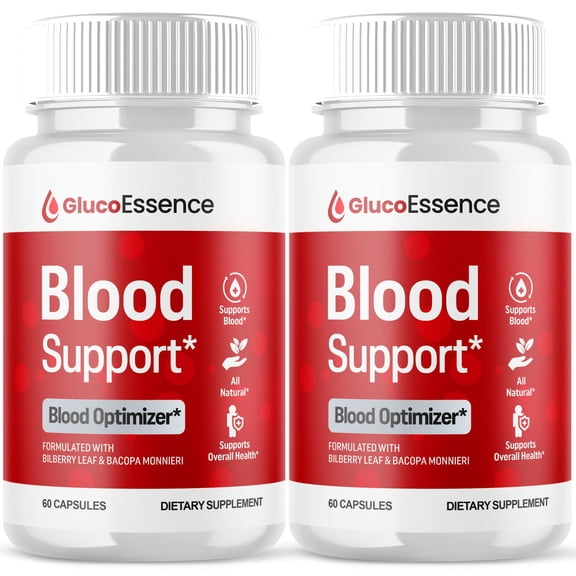 Gluco Essence Blood Balance Support Pills Advanced Formula Vitamin Supplement GlucoEssence 120 Capsules
