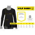 thumbnail image 3 of Wild Bobby, Best Mom Ever Mothers Day Gift, Mother's Day, Women Graphic Long Sleeve T-Shirt, Navy, Medium, 3 of 3