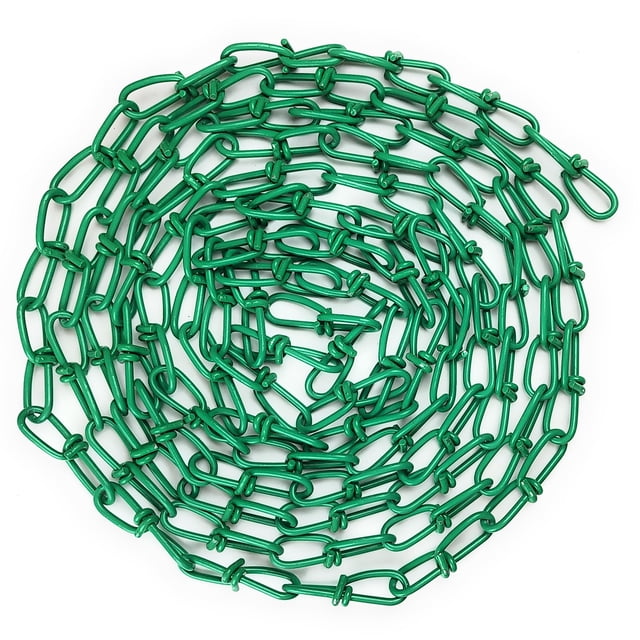Chain lifstar Double Loop 2/0, 15 pies, acero con recubrimiento en polvo
