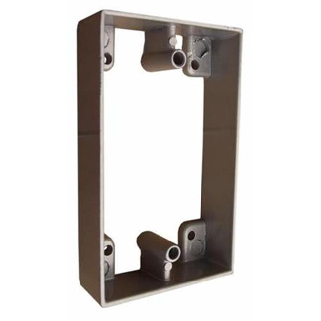 Weatherproof One Gang Box Extensions And Adapter Rings Gray Walmart