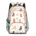 thumbnail image 2 of Dog Love Rainbow Backpack for School,Cute School Bag,Schoolbag with Adjustable Shoulder Straps & Padded Back,16.9 Inch, 2 of 5