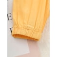 thumbnail image 6 of Zaldita Boys Girls Elastic Harem Bloomer Pants Pull-on Trousers Loose Jogger Leggings Yellow 5-6, 6 of 6