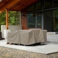 thumbnail image 4 of Classic Accessories Storigami Water-Resistant 100 Inch Easy Fold Patio Furniture Cover, Goat Tan, 4 of 13