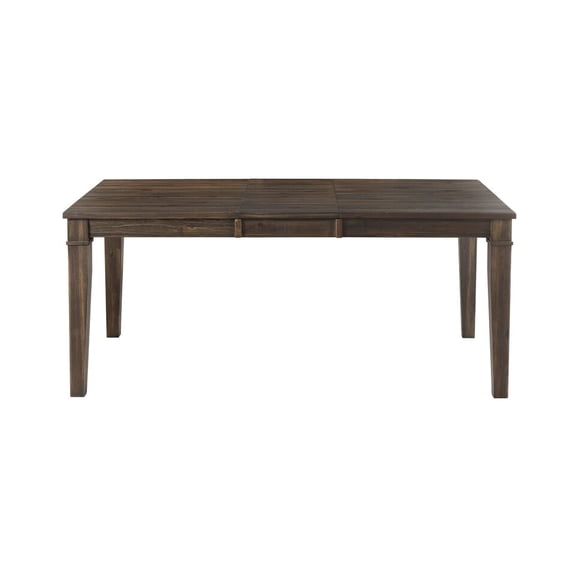 A-America Huron Leg Dining Table w/Leaf in Weathered Russet