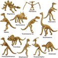 thumbnail image 3 of Dinosaur Fossil Skeleton (12 Pieces) Assorted Figures Dinosaur Toys For Kids, 3 of 4