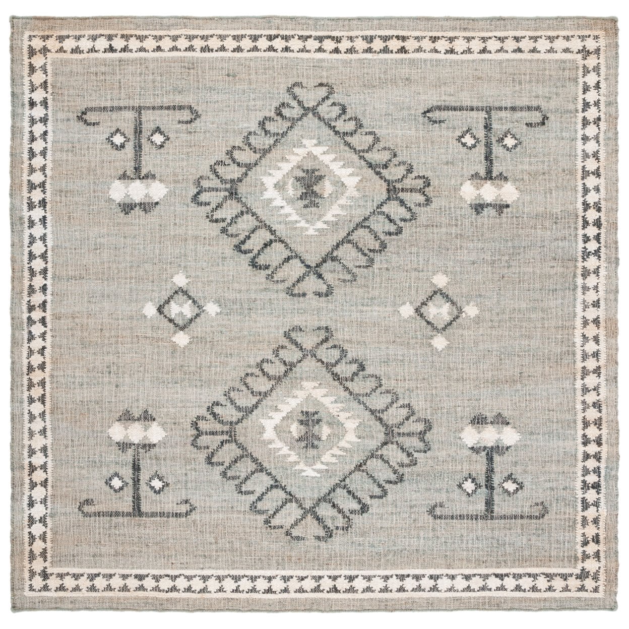 SAFAVIEH Kilim Lisette Tribal Area Rug, Blue/Black, 6' x 9'