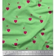 thumbnail image 1 of Soimoi Cotton Duck Fabric Dot,Heart & Bird Clip Art Print Fabric by Yard 42 Inch Wide, 1 of 1
