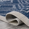 thumbnail image 6 of JONATHAN Y MOH200D-5 Amir Moroccan Beni Souk Navy/Ivory 5 ft. x 8 ft. Area Rug, 6 of 9