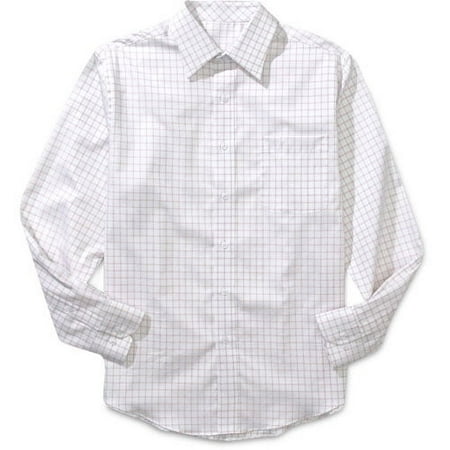 George - Men's Plaid Premium Dress Shirt