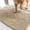 Beige, variant on Waffle Bathroom Runner Rugs, Super Absorbent Non Slip Bath Rug, Upgraded Soft Quick Dry Washable Boho Long Bath Mat with Tassels for Hallway Laundry Room Bedroom, 2'x6' (24"x72"), Brown