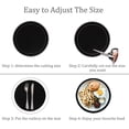 thumbnail image 4 of Silicone Microwave Mat 12 Inch, Non Stick Turntable Mat for Kitchen, BPA Free Multi-Purpose Heat Resistant Oven Mat 2 Pack (Black), 4 of 7