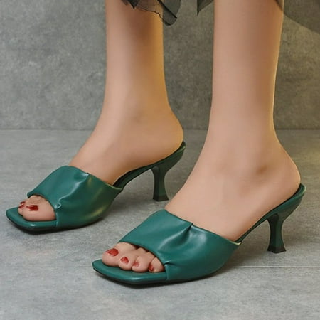 

HIBRO Fashion Women s High Heels Breathable Lace-up Shoes Casual Sandals