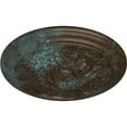 thumbnail image 3 of Ekena Millwork 16 7/8"OD x 5/8"P Vienna Ceiling Medallion (Fits Canopies up to 3 1/4"), Hand-Painted Bronze Blue Patina, 3 of 6
