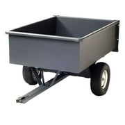 Precision 15 cubic ft. Steel Trailing Dump Cart