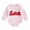 Pink, variant on Bagilaanoe Newborn Baby Girl Valentine’s Day Romper Sweatshirt Long Sleeve Bodysuits Letter Embroidery Pullover 3M 6M 12M 18M 24M Infant Casual Tee Tops
