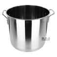 thumbnail image 6 of Stock Pot Stainless Steel 40QT Lid Steamer Pot Brew Vaporera Kettle Tamales New 10Ga, 6 of 7