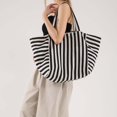 thumbnail image 1 of Stylish Canvas Shoulder Bags Large Capacity Tote for Daily Commuting Shopping Travel and College Students, 1 of 3