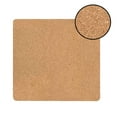 thumbnail image 3 of Dainty Home Marble Cork Foil Printed Marble Granite Designed Thick Cork Textured 15 x 15 Square Placemat Set of 2 in Smoky Gold, 3 of 4