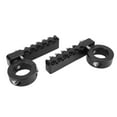 thumbnail image 3 of Highway Peg Mounting Kit, Rotatable Motorcycle Foot Board Wearproof CNC Aluminum Rustproof  For 22 25 28mm Engine Guard Bar, 3 of 8
