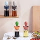 thumbnail image 4 of Oil Bottle with Silicone Brush, Olive Oil Dispenser for Kitchen, 2 in 1 Seasoning Bottles for Grilling, Pasta (Red), 4 of 5