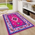 thumbnail image 6 of 4'x6' large carpet for bedroom non-slip carpet runners cute area rug dining area rug rustic area rug, 6 of 10