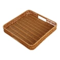 thumbnail image 1 of Cesta de servir cuadrada, rústica, multiusos, para comida, frutero, cesta tejida M, 1 of 9