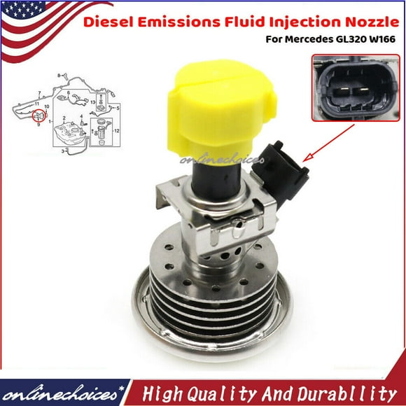 Diesel exhaust fluid nozzle 0444021024 for Mercedes GL320 W166-