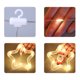 thumbnail image 5 of Luces navideñas de hadas, estrella LED, árbol de Navidad, muñeco de nieve, Papá Noel, luces de cadena para interiores, exteriores, fiestas, bodas, decoraciones navideñas, 5 of 5