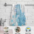 thumbnail image 5 of SKYSONIC 2 Pack Snowman Christmas Decor Hand Towels, Snowy Day Kitchen Towel Ultra Soft and Absorbent,Decorative Fingertip Face Towel for Bathroom Hotel, 28.3"x 14.4", 5 of 6