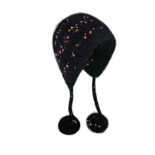Gorro de invierno Wancir para mujer, estilo peruano, con orejeras, de sherpa, para esquí y nieve, tejido con forro polar.