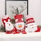 thumbnail image 3 of Yuarrent Medias de punto de Navidad, calcetines de muñeca 3D con bufanda, colgante de dibujos animados, decoración, bolsa de regalo, fiesta en casa, Kits de decoración para fiestas Muñeco de nieve Yuarrent HA069959-02, 3 of 6