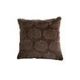 thumbnail image 2 of Xiwaer Fall Throw Pillow Covers 45*45cm Autumn Decorations Dark Rust Pumpkin Accent Pillowcase for Outdoor Porch Sofa Couch Bed Living Room Plush Faux Fur Halloween Farmhouse Home Decor Brown, 2 of 9