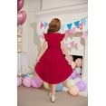 thumbnail image 6 of Arshiner Spring Dresses for Girls Valentines Party Formal Fancy Special Occasion Pageant Dress, 6 of 6